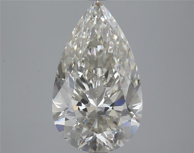 4.10ct I VS2 Good Cut Pear Lab Grown Diamond