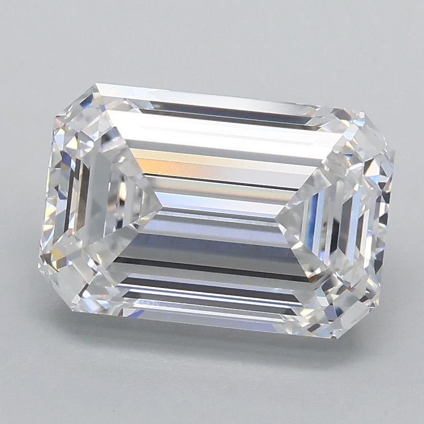 2.07ct D VVS2 Rare Carat Ideal Cut Emerald Lab Grown Diamond