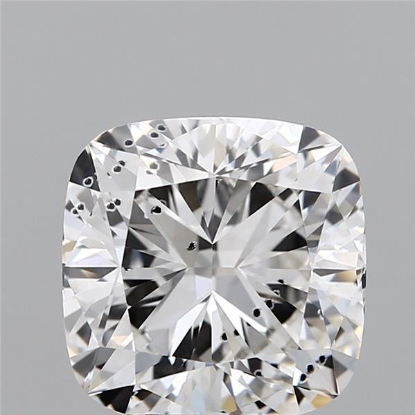 4.06ct H SI2 Rare Carat Ideal Cut Cushion Lab Grown Diamond