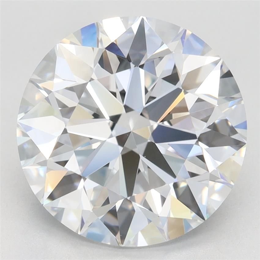 4.21ct F VVS1 Rare Carat Ideal Cut Round Lab Grown Diamond