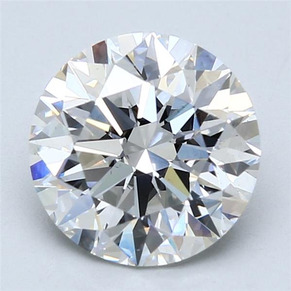 3.02ct F VS2 Rare Carat Ideal Cut Round Lab Grown Diamond