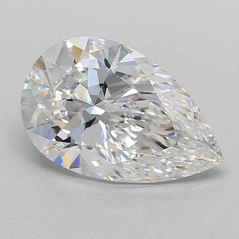 3.50ct E VS1 Rare Carat Ideal Cut Pear Lab Grown Diamond