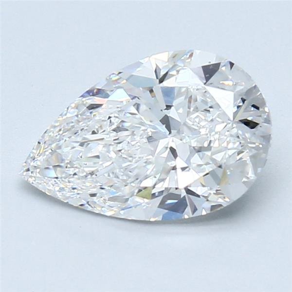 1.51ct E VS2 Rare Carat Ideal Cut Pear Diamond