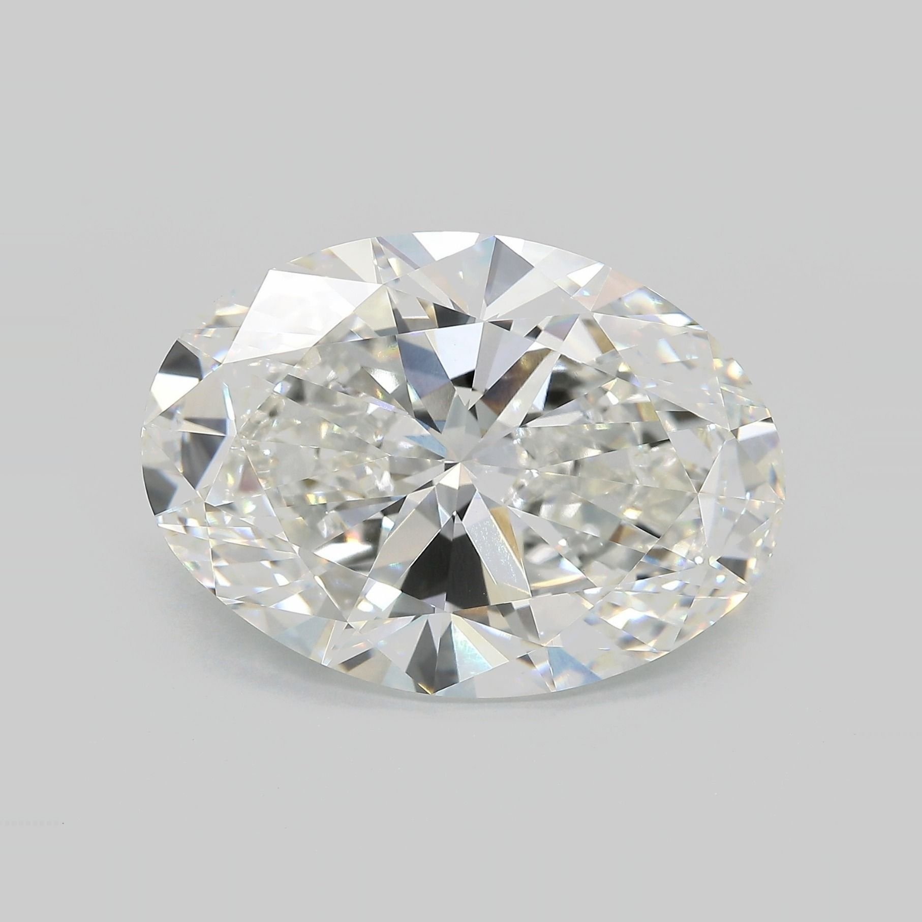16.89ct G VVS2 Rare Carat Ideal Cut Oval Lab Grown Diamond