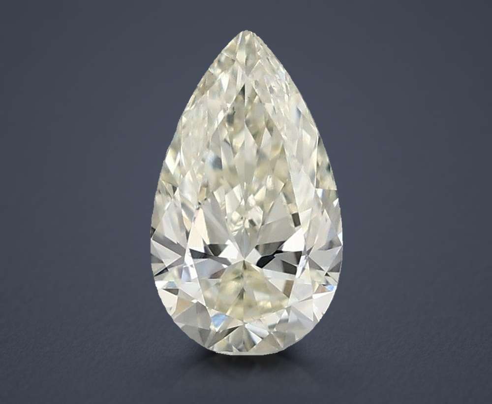 0.42 Carat Pear Natural Diamond