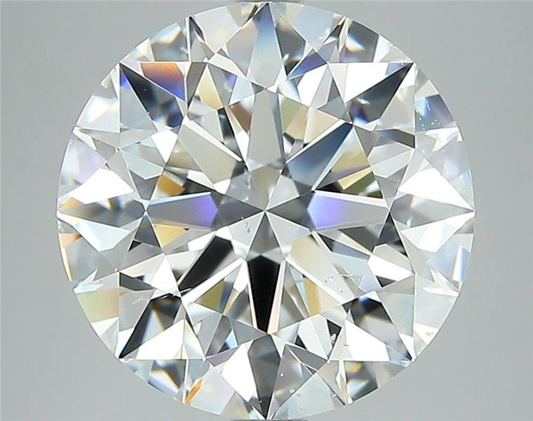 5.53ct G SI1 Rare Carat Ideal Cut Round Diamond