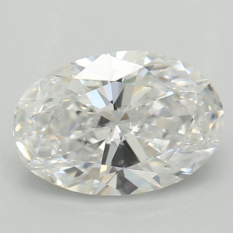 0.76ct D VVS2 Rare Carat Ideal Cut Oval Lab Grown Diamond