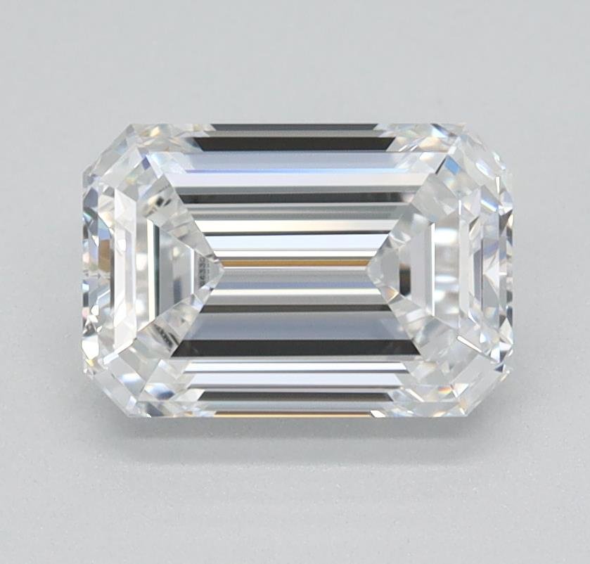 1.01ct E VVS2 Excellent Cut Emerald Lab Grown Diamond