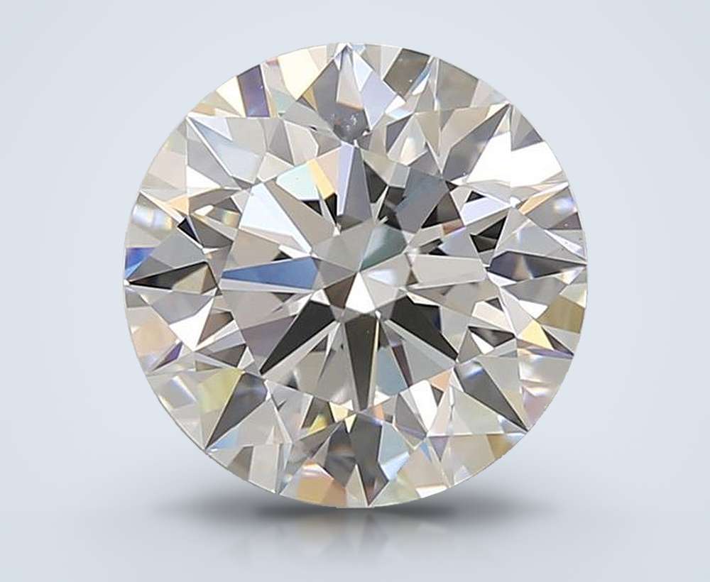 4.01 Carat Round Lab Diamond