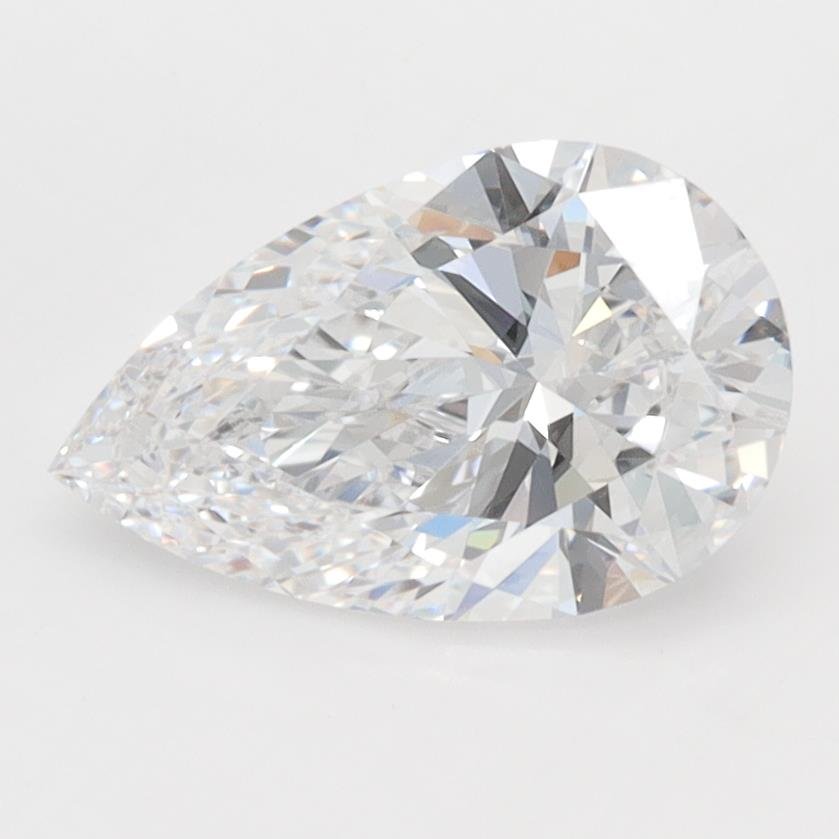 1.59ct D VVS2 Rare Carat Ideal Cut Pear Lab Grown Diamond