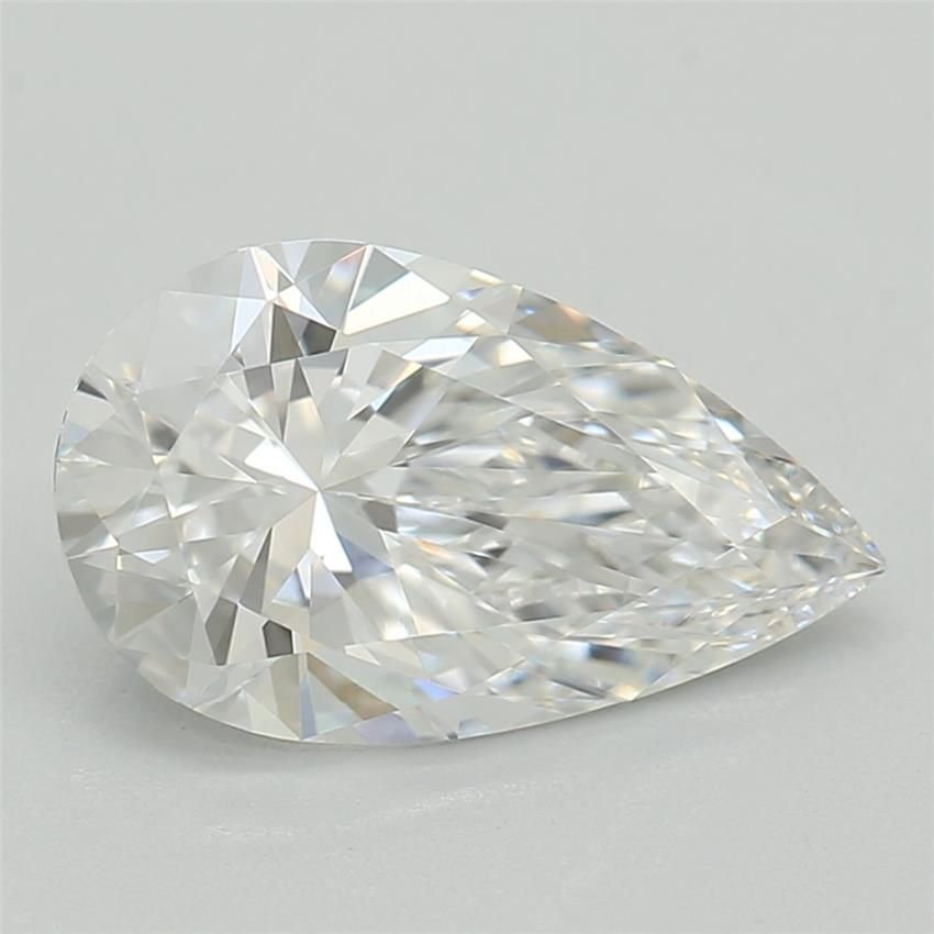 1.08ct E VVS2 Rare Carat Ideal Cut Pear Lab Grown Diamond