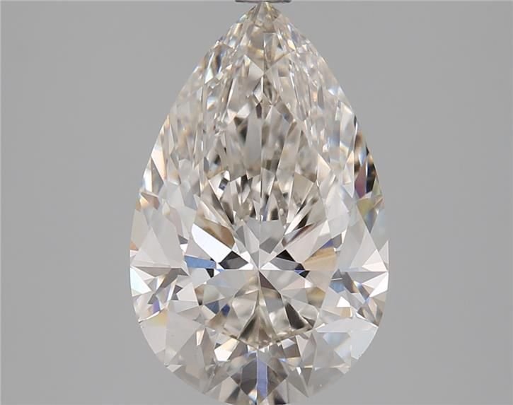 3.10ct I VS1 Rare Carat Ideal Cut Pear Lab Grown Diamond