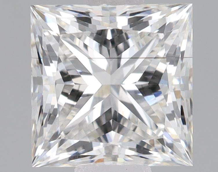 1.12ct F SI1 Rare Carat Ideal Cut Princess Lab Grown Diamond