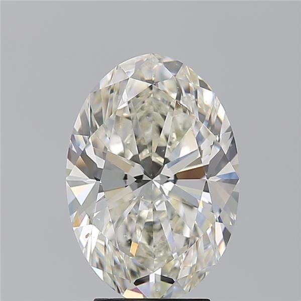 4.01ct K SI1 Rare Carat Ideal Cut Oval Diamond