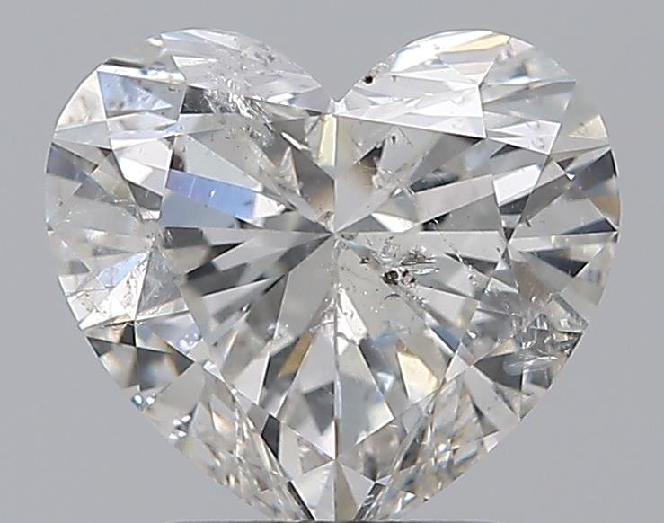 2.00ct H SI2 Rare Carat Ideal Cut Heart Diamond