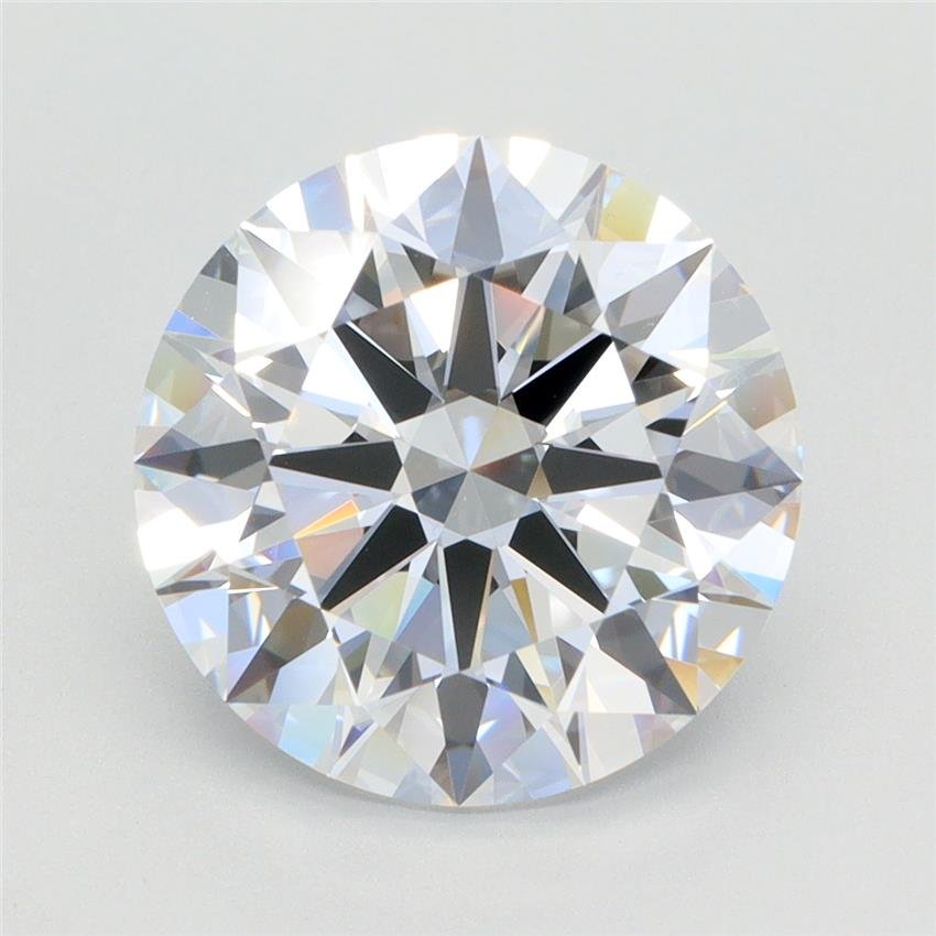 5.14ct E VS1 Rare Carat Ideal Cut Round Lab Grown Diamond