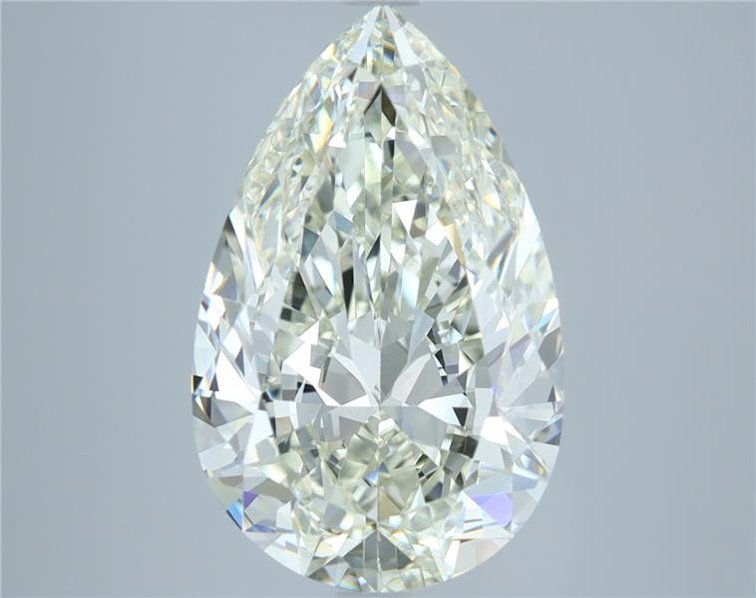 5.01ct J VVS2 Very Good Cut Pear Diamond