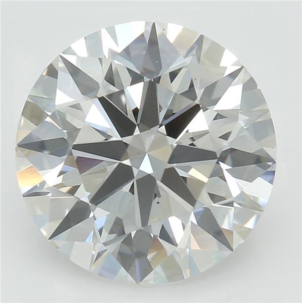 2.66ct G VS1 Rare Carat Ideal Cut Round Lab Grown Diamond