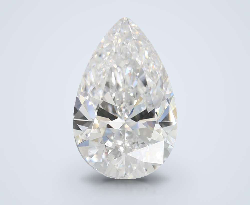 1.67 Carat Pear Lab Diamond