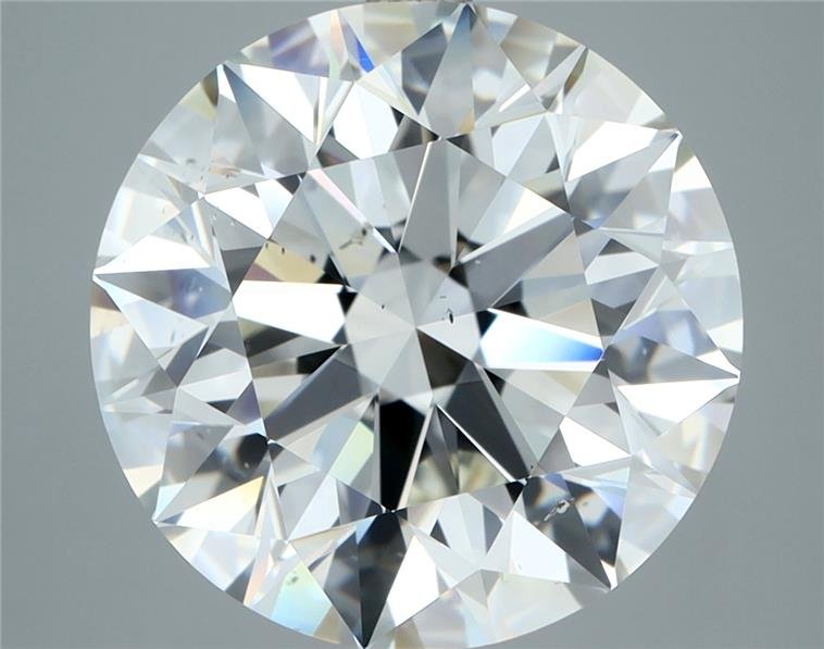 8.08ct J SI1 Rare Carat Ideal Cut Round Diamond