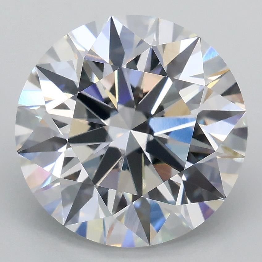 3.64ct D VVS2 Rare Carat Ideal Cut Round Lab Grown Diamond