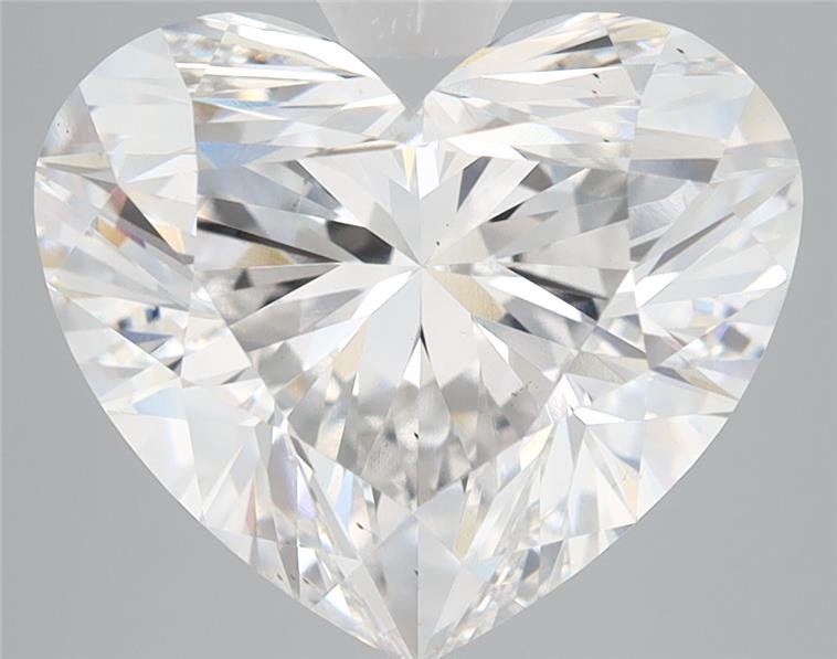 6.20ct E VS2 Rare Carat Ideal Cut Heart Lab Grown Diamond