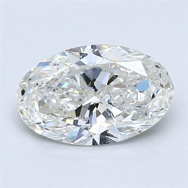 1.01ct G SI2 Rare Carat Ideal Cut Oval Diamond