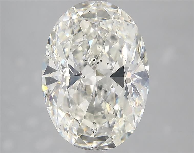 5.03ct E SI2 Rare Carat Ideal Cut Oval Diamond