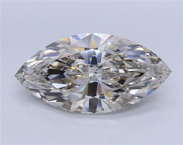 6.15ct K VS2 Rare Carat Ideal Cut Marquise Lab Grown Diamond