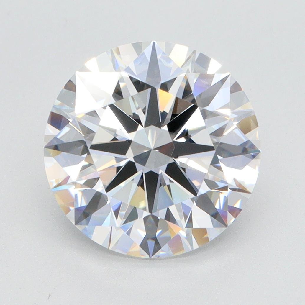 3.67ct D VS1 Rare Carat Ideal Cut Round Lab Grown Diamond