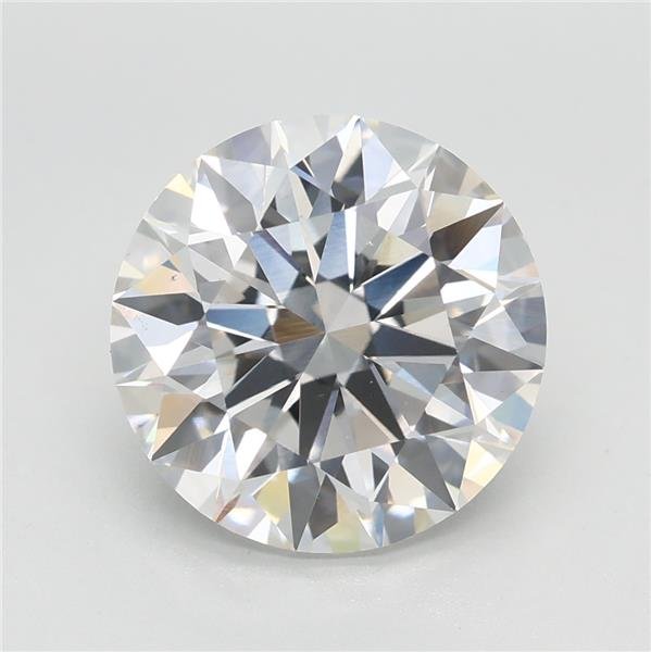 3.50ct F VS1 Rare Carat Ideal Cut Round Lab Grown Diamond