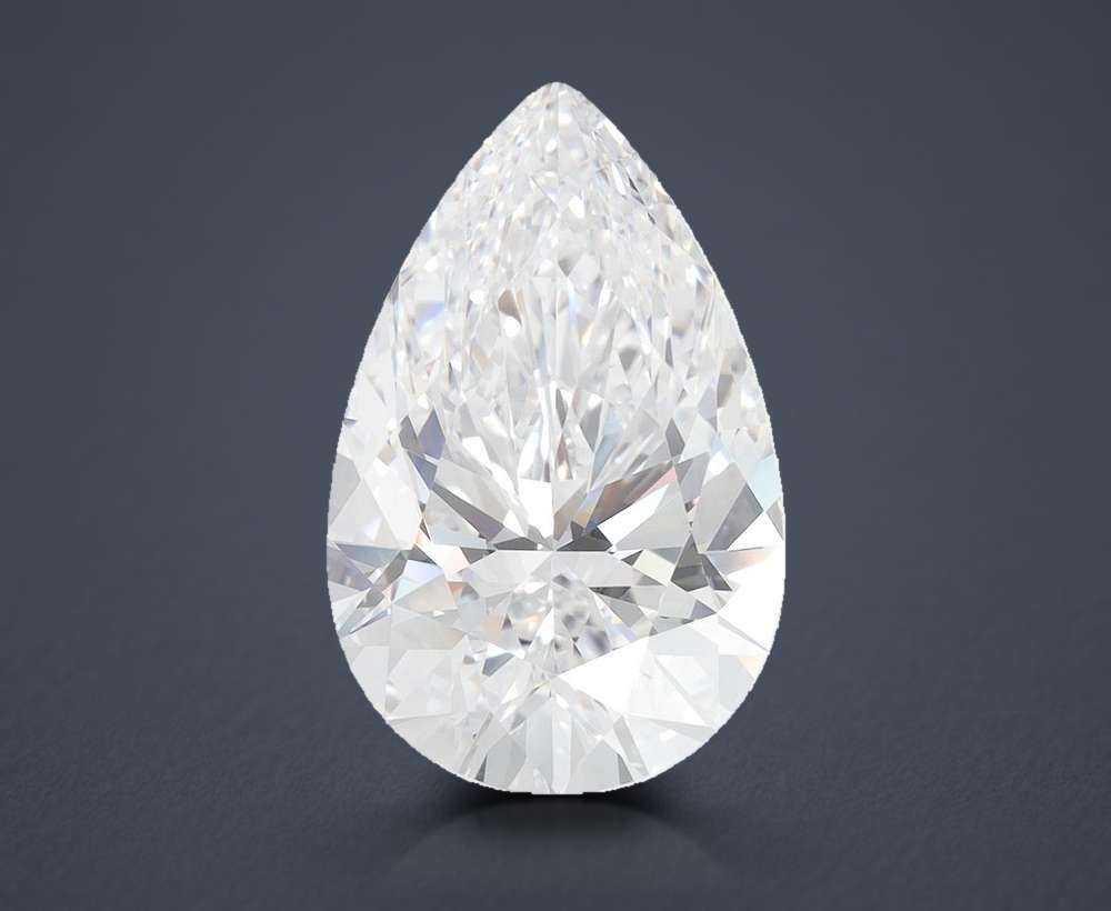 6.79 Carat Pear Lab Diamond