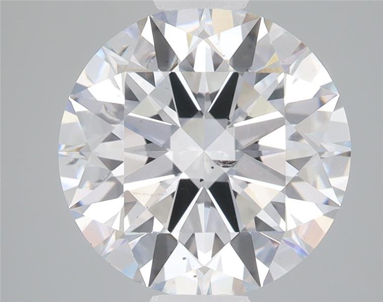 3.01ct E SI2 Rare Carat Ideal Cut Round Lab Grown Diamond