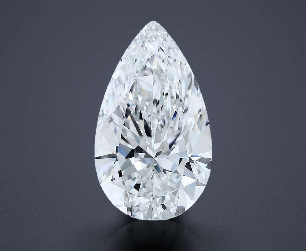 5.42 Carat Pear Lab Diamond