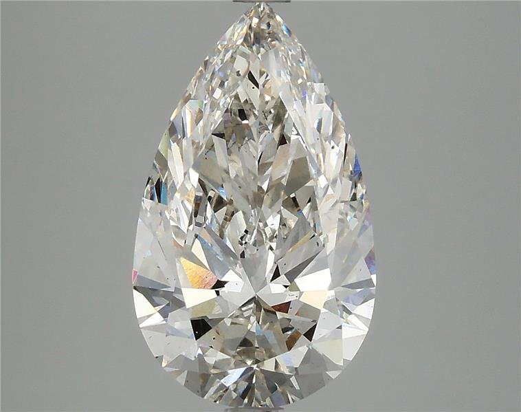 3.70ct H VS2 Rare Carat Ideal Cut Pear Lab Grown Diamond