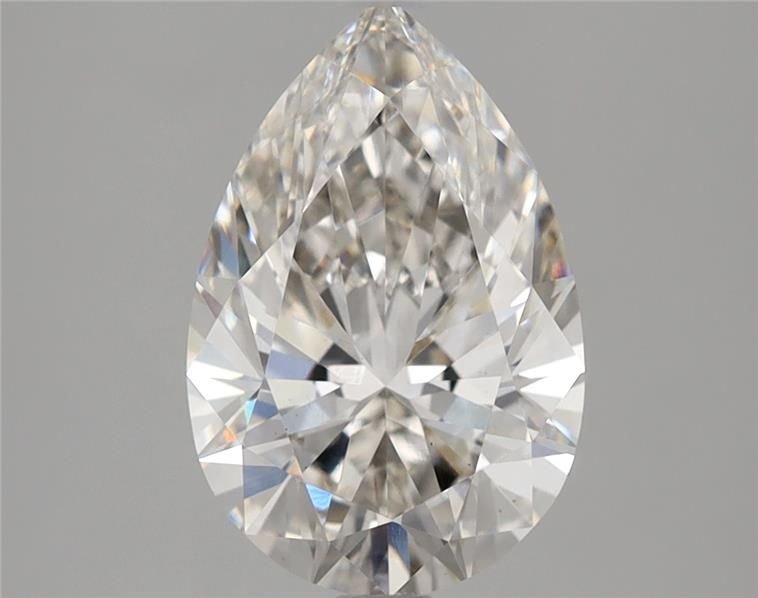 2.23ct H VS2 Rare Carat Ideal Cut Pear Lab Grown Diamond