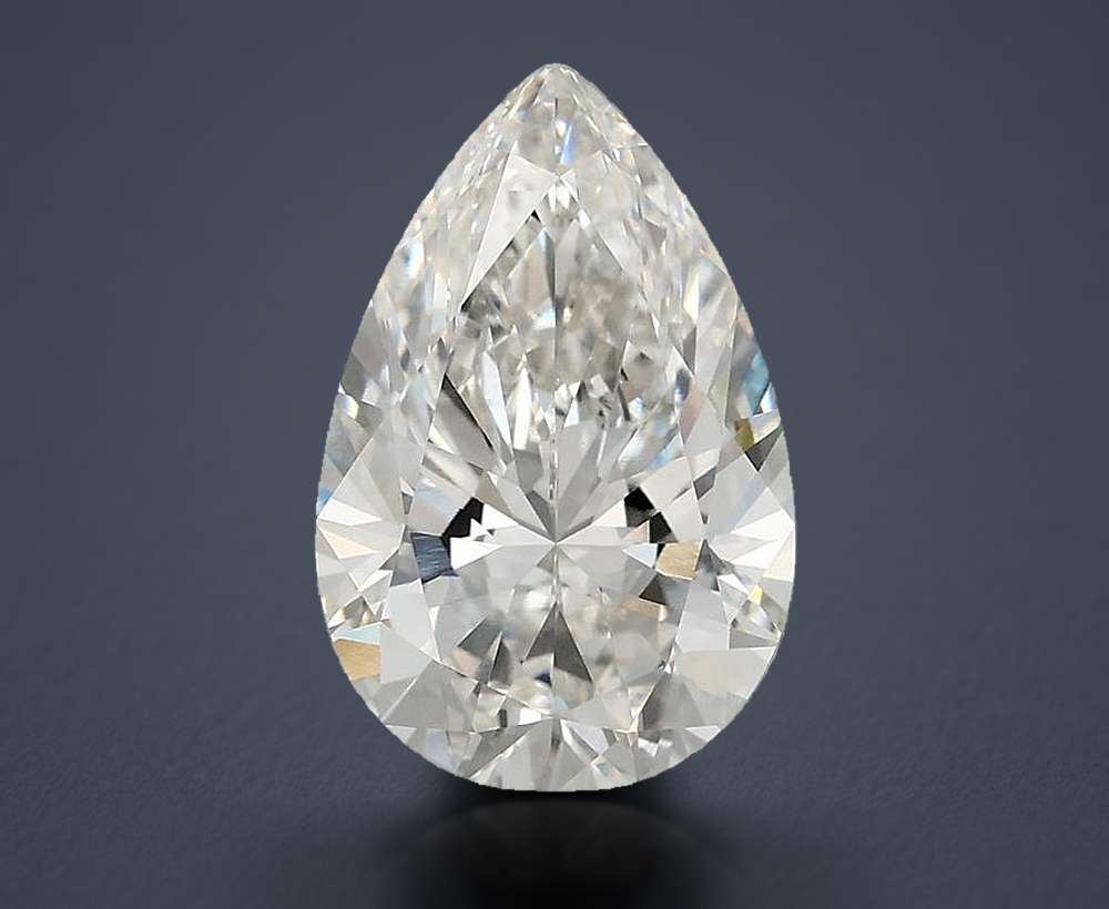 2.95 Carat Pear Lab Diamond