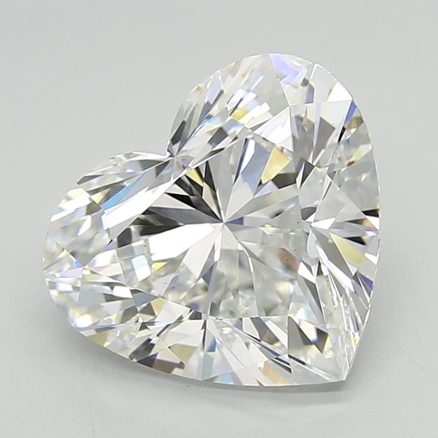 7.06ct E VS1 Rare Carat Ideal Cut Heart Lab Grown Diamond