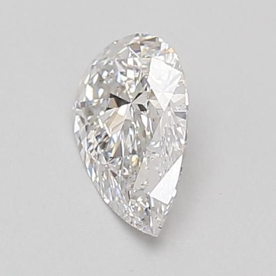 0.76ct E SI1 Rare Carat Ideal Cut Pear Lab Grown Diamond