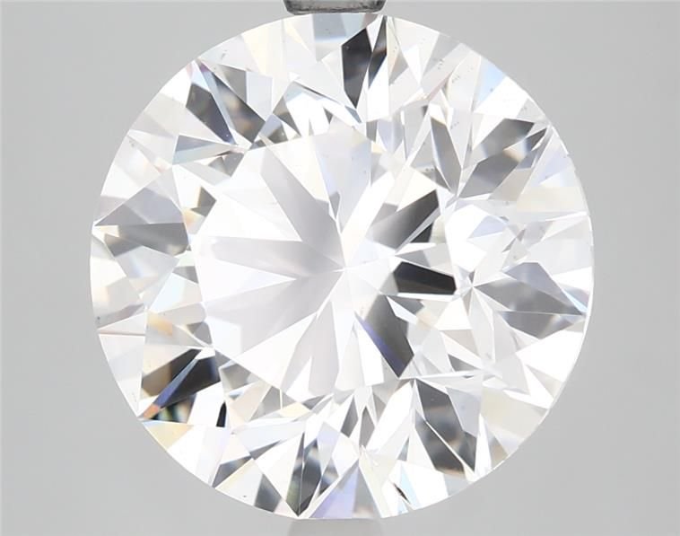 6.01ct F SI1 Very Good Cut Round Lab Grown Diamond