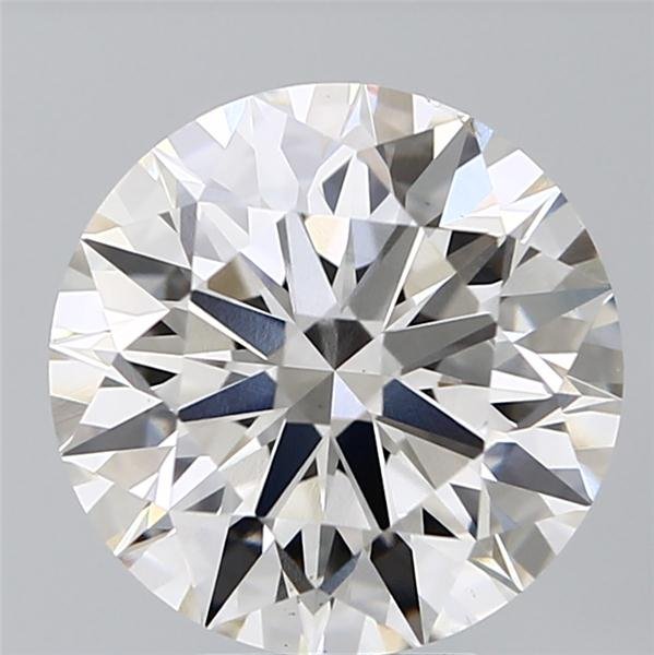 5.04ct H VS2 Rare Carat Ideal Cut Round Lab Grown Diamond