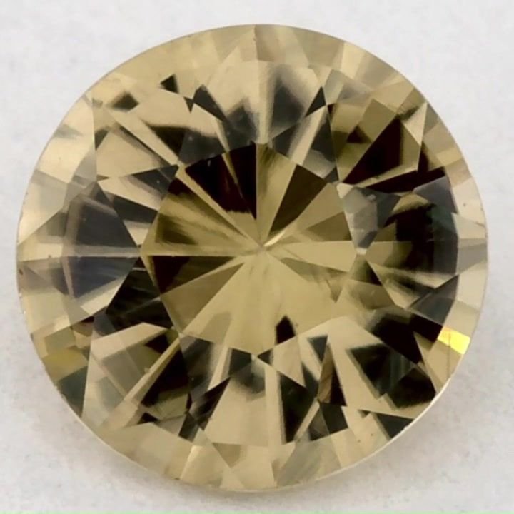 1.10 Carat Yellow Round Sapphire