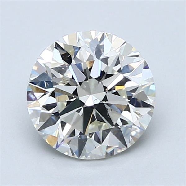 1.59ct J SI2 Rare Carat Ideal Cut Round Diamond