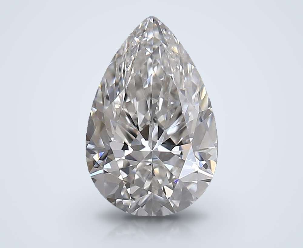 0.60 Carat Pear Natural Diamond