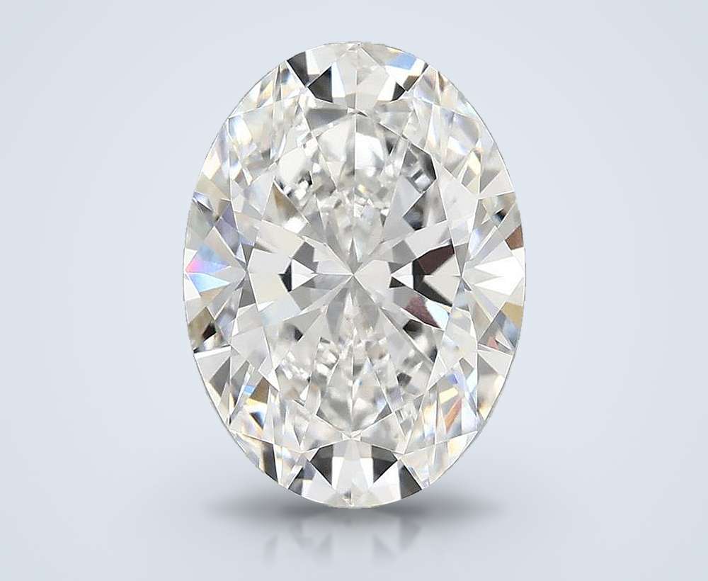 3.80 Carat Oval Lab Diamond