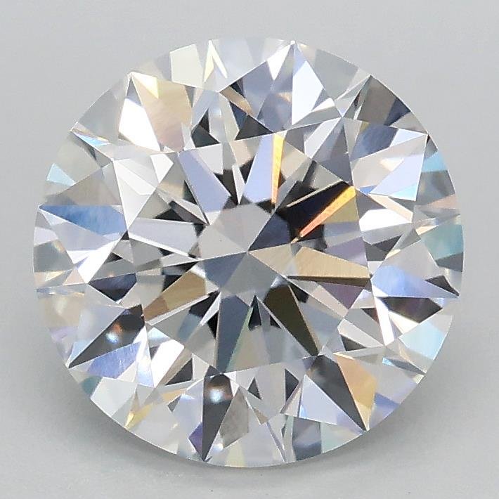 2.02ct D VVS2 Excellent Cut Round Lab Grown Diamond