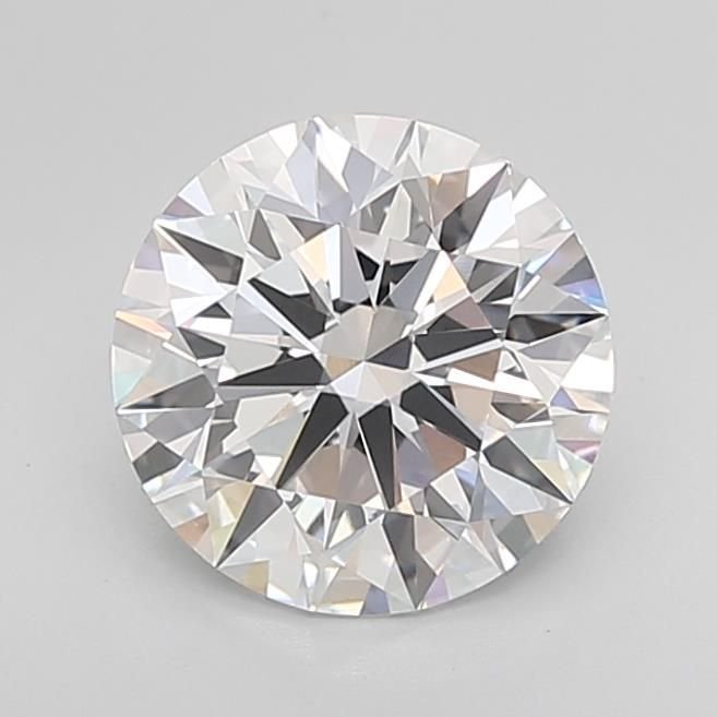 2.89ct D VVS2 Rare Carat Ideal Cut Round Lab Grown Diamond