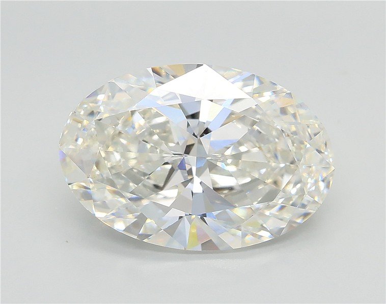 5.01ct F VS1 Rare Carat Ideal Cut Oval Lab Grown Diamond
