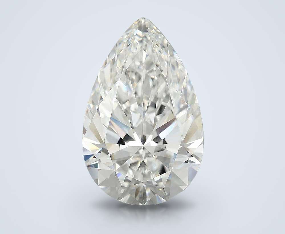 5.78 Carat Pear Lab Diamond