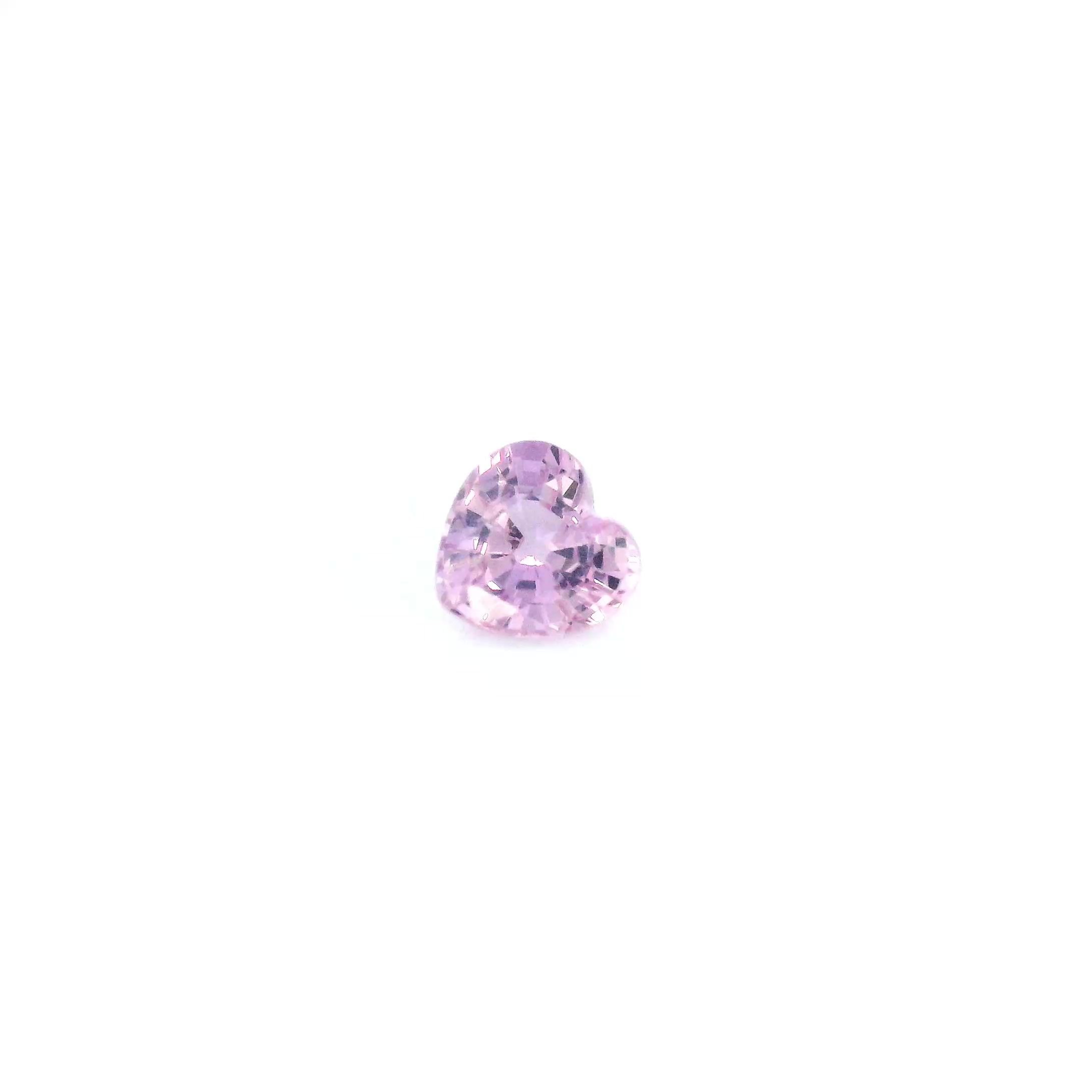 0.48 Carat Pink Heart Sapphire